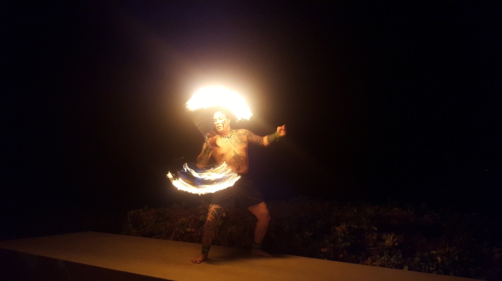 Feast at Lele Luau, gourmet luau, private tables, Hula show