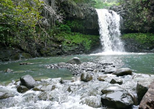 Waterfall hike Maui